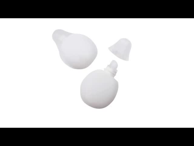 15g PE Plastic Squeeze Type Screw Cap Cosmetic Bottle for Lip Care - FDA Approved Lip Mask Jar