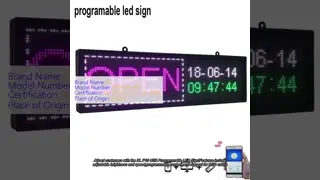 La exhibición programable de la ventana de P10 USB LED firma las muestras llevadas interiores 220V para el negocio