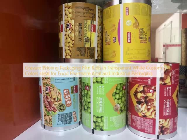 Flexible Packaging Film Rolls with 500-5000 Meters Length and 100mm-1200mm Width for Food Pharmaceutical and Industrial Packaging