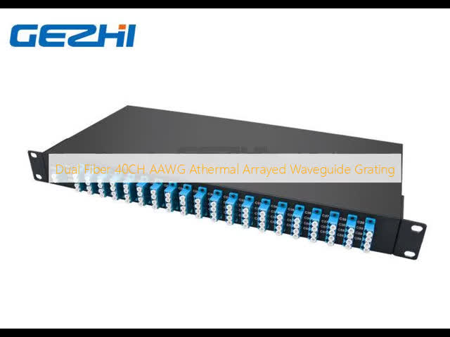 Dual Fiber 40CH AAWG Athermal Arrayed Waveguide Grating