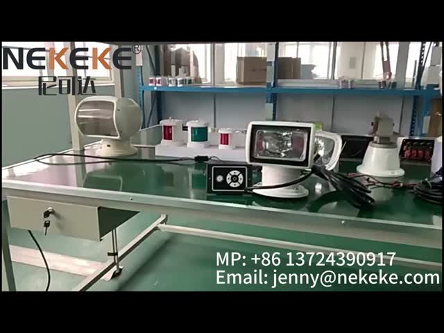 2500 LM Marine Searchlight with 360° Rotation and Thermoplastic Anti-Oxidation Shell for Remote Control Operation