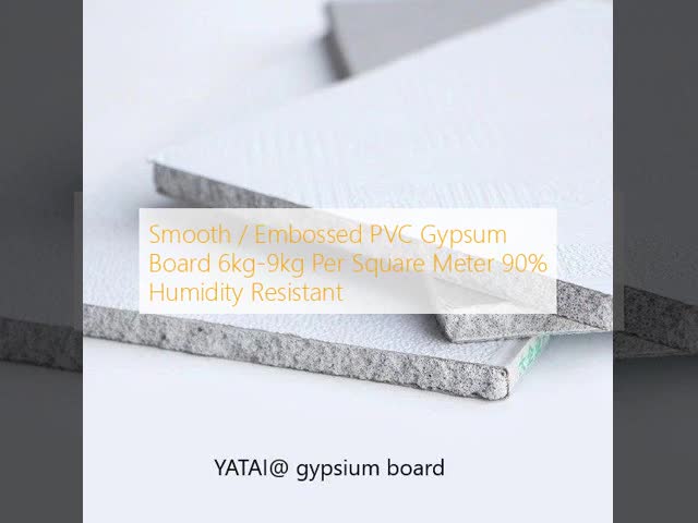 Humidity Proof PVC Gypsum Board 90% Resistant