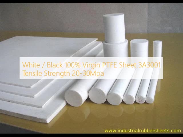 Virgin PTFE Sheet with 20-30Mpa Tensile Strength and -180°C to +260°C Temperature Resistance for Industrial Applications
