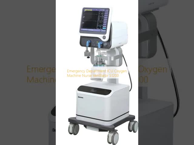 Emergency Department ICU Oxygen Machine Nurse Ventilator S1200