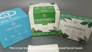 Skin Care Ultra Soft Disposable Face Towel Thicken 100% USDA Biobased