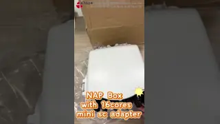 IP65 Pre-terminated Mini Sc Adapter Terminal Box Ftth Fiber Optic Splitter Box 16 Cores Cajas Nap For FTTH Solution