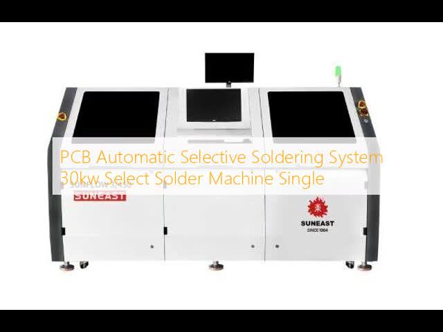 PCB Automatic Selective Soldering System 30kw Select Solder Machine Single