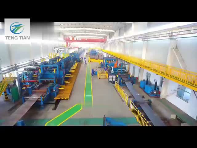 Galvanized ERW Steel Pipe Production Line for Round and Square Pipes