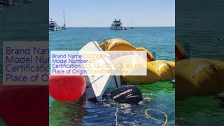 CCS Certificated Shallow Water Marine Salvage Enclosed Pillow Shape Underwater Air Lifting Bags