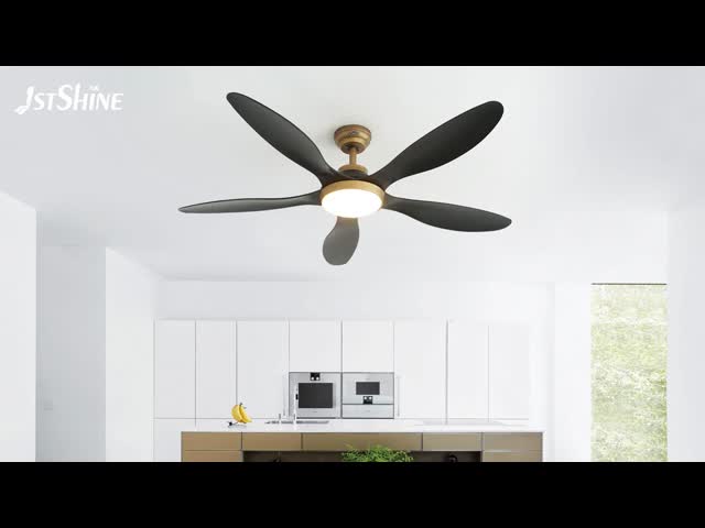 52 Inches Plastic Ceiling Fan with 6 Speed Remote Control and 10 Years Warranty