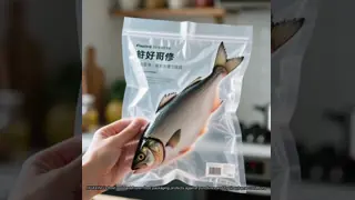 OEM Logo Frozen Food Packaging Bags Puncture Resistant FDA EU Compliance