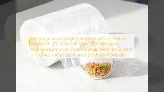 Transparent Color POF Polyolefin Shrink Film Roll Biodegradable Eco Friendly Packaging