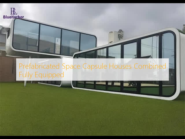 Prefabricated Space Capsule Houses Combined Fully Equipped