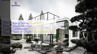 Prefabricated Space Capsule Houses Combined Fully Equipped
