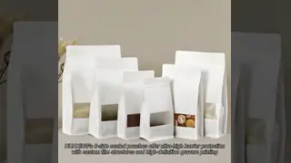 Custom Film Structures 8 Side Seal Pouch 50-200 Microns Seal Packaging Pouch