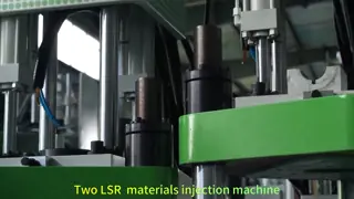 Automatic Vertical Injection Molding Multi Color And Multi Material Machine