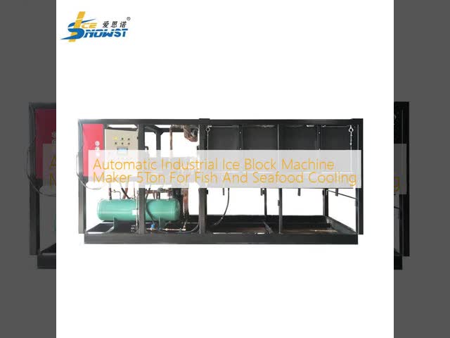 Automatic Industrial Ice Block Machine Maker 5Ton For Fish And Seafood Cooling