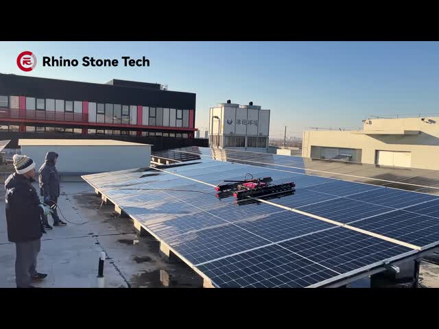 Semi Automatic Photovoltaic Washing Equipment Robotic PV Cleaner Solar Panel Cleaning Robot
