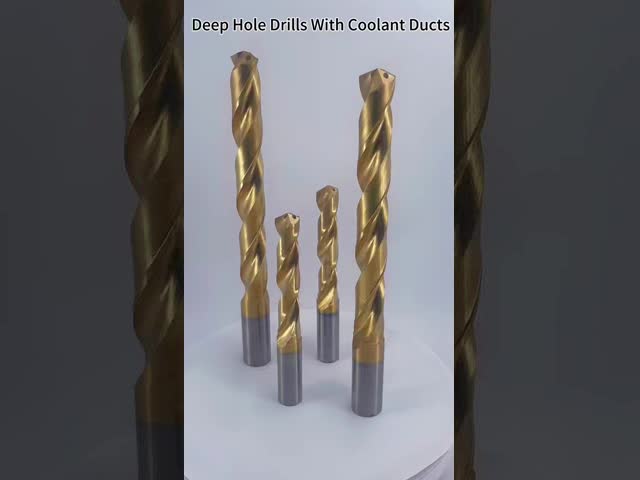 Carbide M2 HSS Deep Hole Drills Deep Hole Twist Drill For Machining Aluminum Alloys