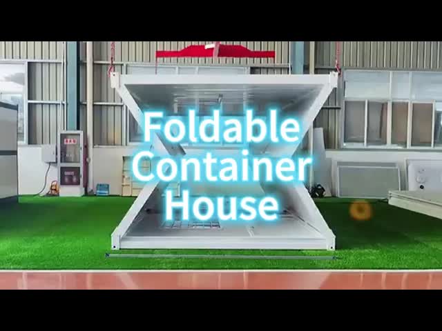 Custom Q235 Steel Folding Expandable Module Container House Quick Assembly 2 Floors