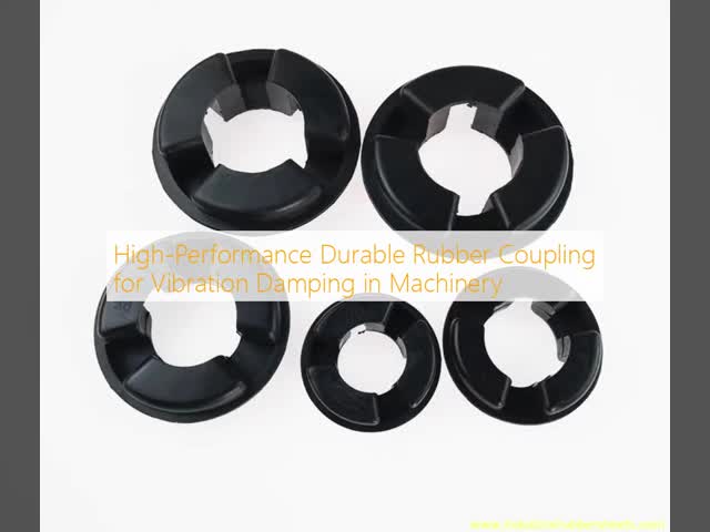 High-Performance Durable Rubber Coupling for Vibration Damping in Machinery