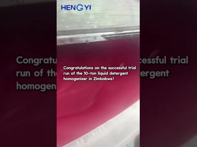 Half Open Lid Homogenizer Mixer Tank 1000L For Automatic Shampoo Lotion Blending