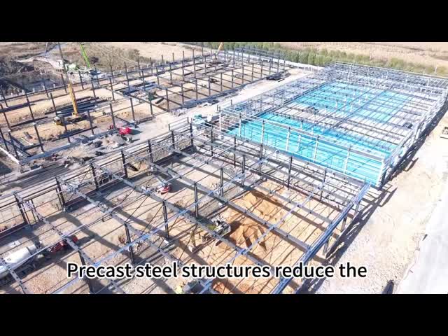 High Strength Steel Prefab Farm Shed Building Prefab Metal Warehouse Building Anti Rust