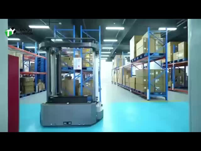 Automated Storage Shuttle System with Four-way Shuttle and Laser SLAM Navigation for ±10mm Precision in Warehouse Management