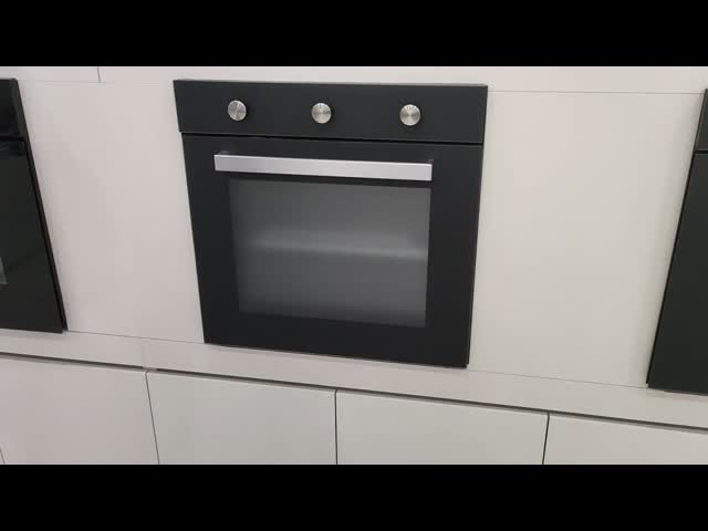 70L Built-in Convection Wall Oven With Double Zayer Glass Door Knob Control Stainless Steel Electric Oven