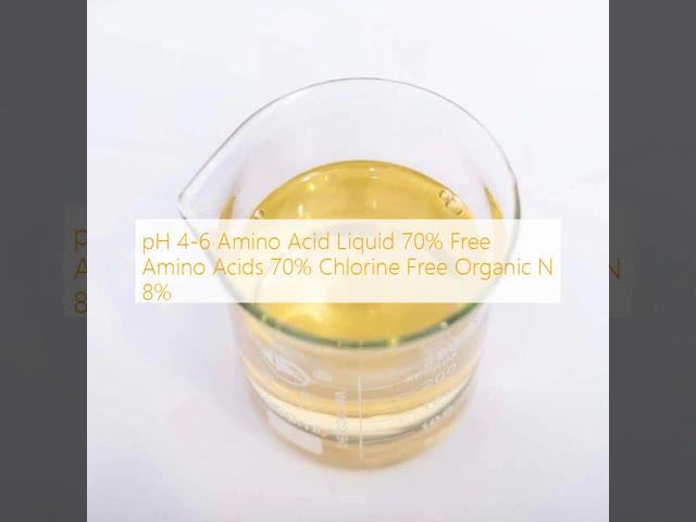 pH 4-6 Amino Acid Liquid 70% Free Amino Acids 70% Chlorine Free Organic N 8%