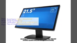 1920*1080 FHD POS 21.5 Inch Touch Screen Monitor Desk Top Wall Mount Monitor