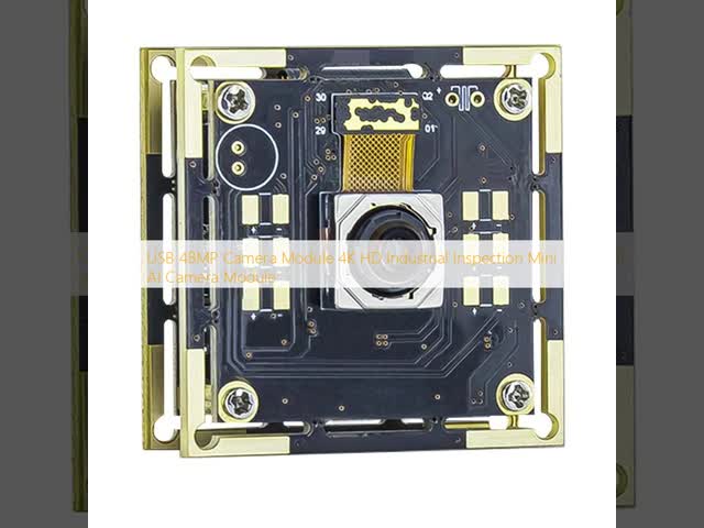 USB 48MP Camera Module 4K HD Industrial Inspection Mini AI Camera Module