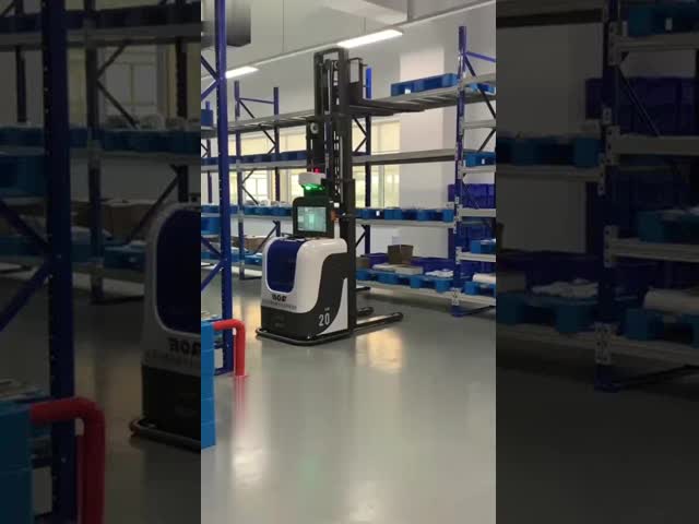 Intelligent Unmanned Forklift with 4m Maximum Lifting Height 1-3 Tons Load Capacity and 1.2m/s Operating Speed for Heavy Duty Logistics