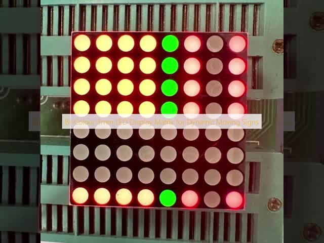 Bi-Colour 3mm LED Display Matrix for Dynamic Moving Signs