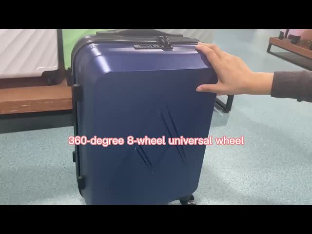 Simple Style Custom Designer Hardside Travel Lightweight Suitcases Single Pull Rod Zipper Checked Carry on Trolley Case PC Luggage
