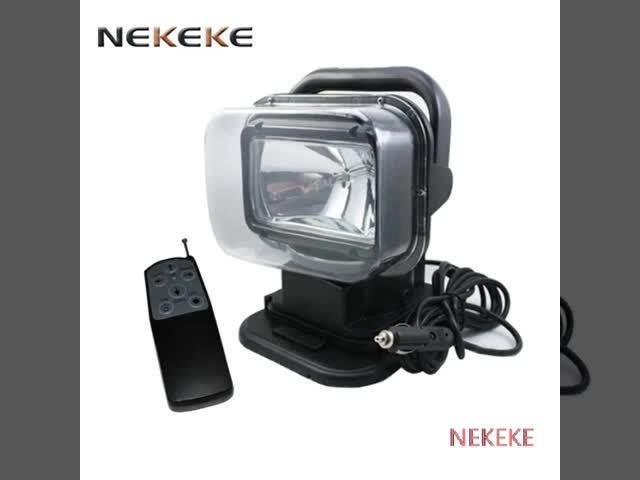 100W 360 Degree Rotation Remote Control Marine Spotlight LED Light for Yachts and Patrol Vessels