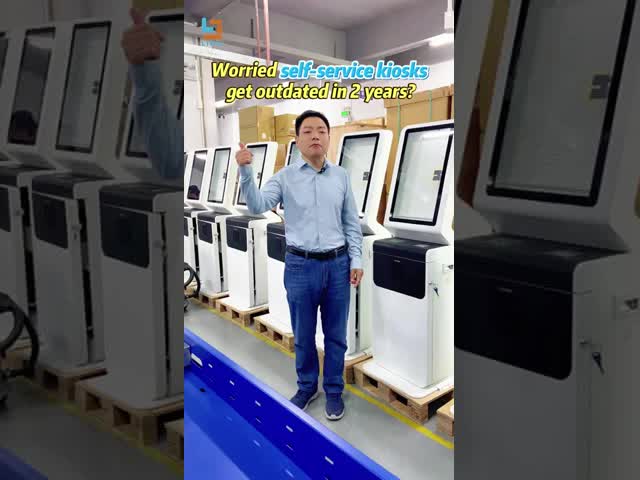 24/7 Self Service Bill Payment Kiosk with Receipt Printing QR Reader Cash Accepted