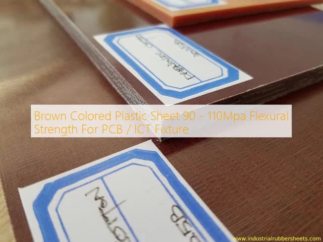 Brown Phenolic Cotton Sheet with 90-110Mpa Flexural Strength and 10KV Breakdown Voltage for PCB Fixtures