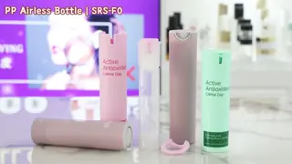 SRS-FO 30ML 50ML Round PP Airless Pump Bottle For Face Lotion Cosmetic Packaging Container