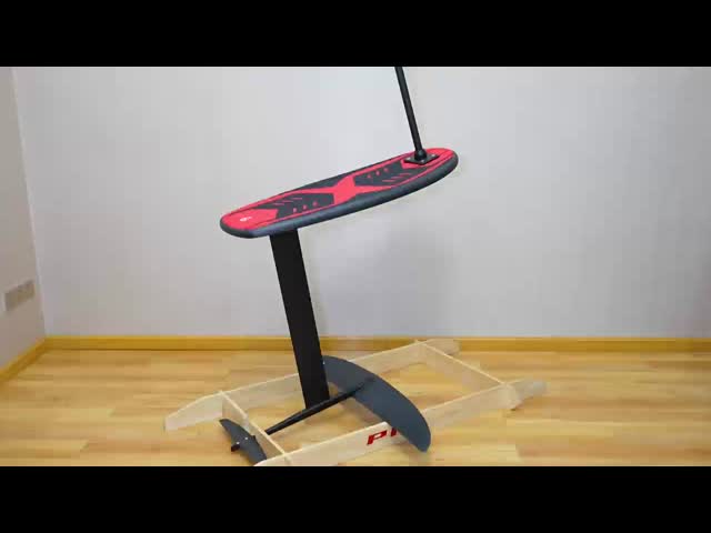 Portable Full Carbon Fiber Surfboard 96cm Red SUP Board Unisex  Hydrofoil Systems