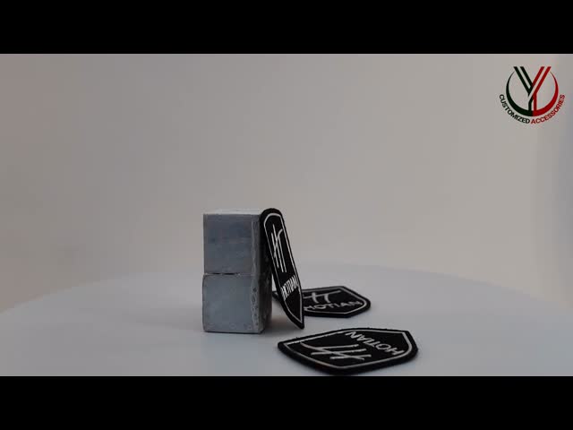 High Density 0.2mm 3D Twill Screen Printed Patches For Children Garments