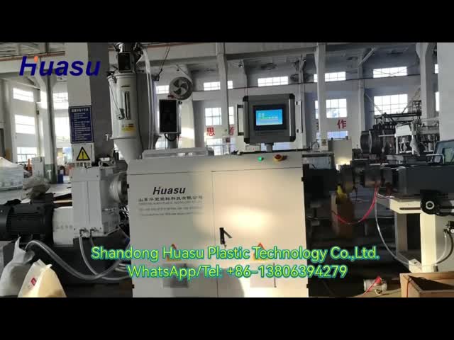 Single Wall Corrugated Pipe Extrusion Line with 60-2000kg/h Output 32mm-1600mm Pipe Diameter Range and Siemens PLC Control