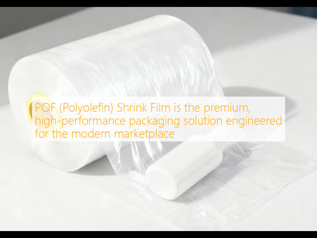 OEM Ultra Clear Multi Layer POF Shrink Film PVC Free High Strength for Packaging