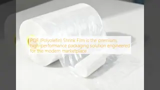OEM Ultra Clear Multi Layer POF Shrink Film PVC Free High Strength for Packaging