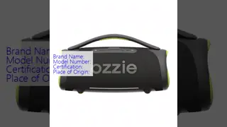 Ozzie Bluetooth Speaker Rechargeable with Bluetooth 5.3 100-300W Power and 10.8V/7500mAh Battery for Outdoor and Indoor Use