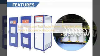 Lab Vibration Test Table Power Amplifier With Wide Frequency Response