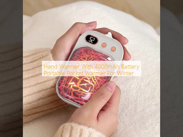 4000mAh Battery Usb Charging Hand Warmers , Portable Rechargeable Pocket Warmers