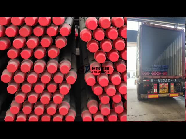 Friction Welding Carbon Steel Dth Drill Rods For Rock Blasting / Water Well
