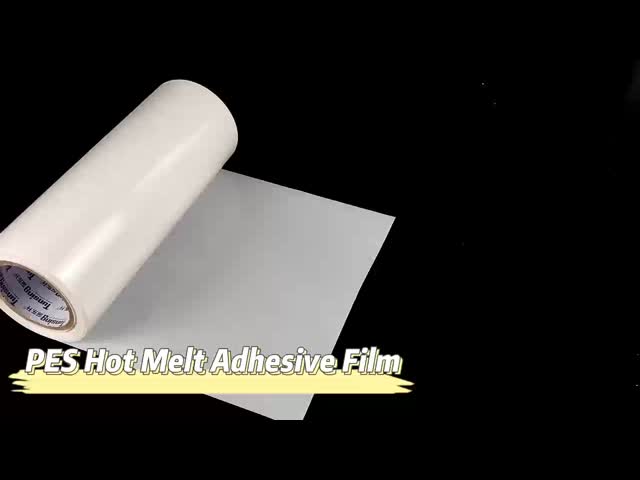 PES Hot Melt Adhesive Film for Textile Fabric Laminating Hot Melt Adhesive Glue Film for Patch Embroidery Backing