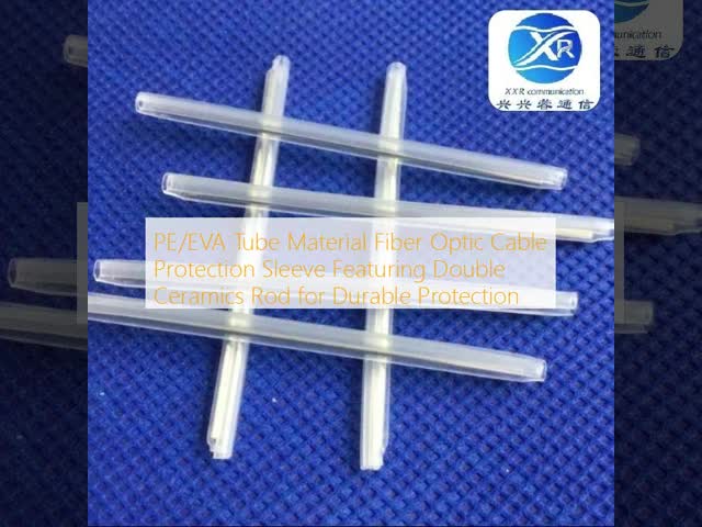 PE/EVA Tube Material Fiber Optic Cable Protection Sleeve Featuring Double Ceramics Rod for Durable Protection